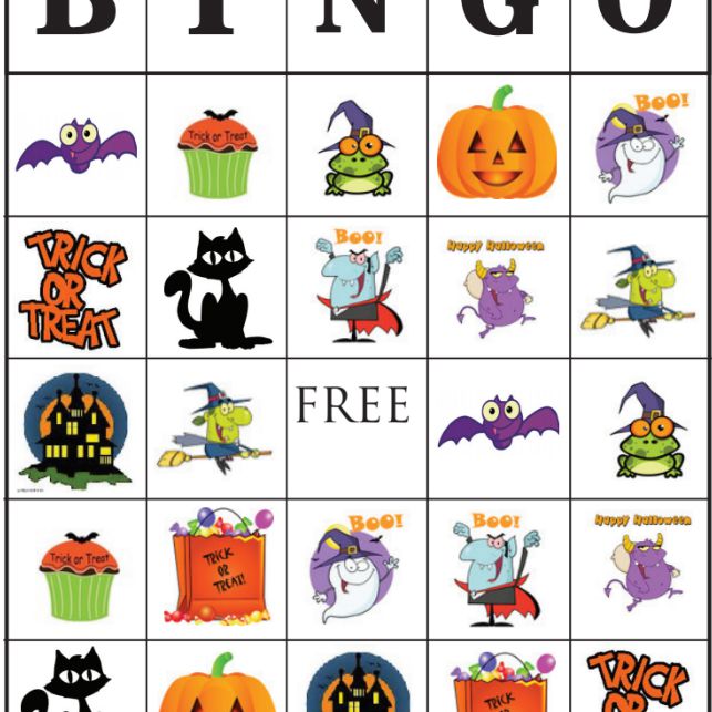 Free printable bingo cards with numbers